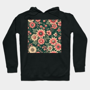 Pink Flowers Hoodie